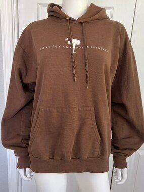hanes cotton blend south carolina brown hoodie
